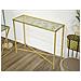 Tavolo Consolle Mf629 - Oro - Metallo - 100x35x80 Cm - Foto miniatura 6