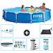 Piscina Fuori Terra - In Giro - 366x76 Cm - Blu - Include Accessori Coordinati A1551 - Foto miniatura 1