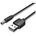 CEXBF cavo di alimentazione Nero 1 m USB A DC 3.5mm - Foto miniatura 1