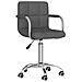 Sedia Da Ufficio Girevole Grigio Scuro In Tessuto - Foto miniatura 1