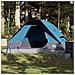 Tenda da Campeggio a Cupola per 2 Persone Blu Impermeabile - Foto miniatura 1