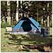 Tenda da Campeggio a Cupola per 2 Persone Blu Impermeabile - Foto miniatura 2