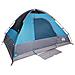 Tenda da Campeggio a Cupola per 2 Persone Blu Impermeabile - Foto miniatura 7