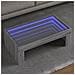 Tavolino da Salotto con LED Infinity Grigio Sonoma 90x50x30 cm - Foto miniatura 2