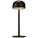 Lampada Da Tavolo A Led Senza Fili, Dimmerabile, Con 3 Temperature Di Colore, Nera - Foto miniatura 1