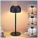 Lampada Da Tavolo A Led Senza Fili, Dimmerabile, Con 3 Temperature Di Colore, Nera - Foto miniatura 2