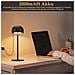 Lampada Da Tavolo A Led Senza Fili, Dimmerabile, Con 3 Temperature Di Colore, Nera - Foto miniatura 7