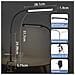 Lampada Da Tavolo A Led Dimmerabile Con Morsetto E Spina Da 11 W - Ideale Per Ufficio E Soggiorno - Foto miniatura 4