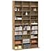 Mobile porta CD rovere artigianale 101 x 23 x 177.5 cm - Foto miniatura 3