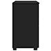 Mobile da Bagno Nero 76.5 x 35 x 64 cm Legno multistrato - Foto miniatura 7