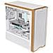 Lancool LAN217W computer case Midi Tower Bianco, Legno - Foto miniatura 5