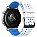 Cinturino In Silicone Da 22 Mm Compatibile Con Suunto 9 Peak, Huawei, Xiaomi, Redmi E Samsung - Design Cielo Stellato Bicolore White+blue - Foto miniatura 1
