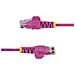 Cavo Ethernet CAT6 Rosa da 10m; Patch UTP con Plug RJ45 Antigroviglio e Rilievi di Trazione, Cavo Lan Slim in Rame Puro 28AWG, Sottoposto a test Fluke - Foto miniatura 2