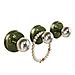 Set Di 3 Maniglie Autoadesive Senza Foratura Per Cucina, Frigorifero, Armadietto, Bagno Green - Foto miniatura 1