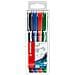 SENSOR F - Fineliner con punta ammortizzata - Tratto Fine (0,3 mm) - Astuccio da 4 - Nero /Blu /Rosso /Verde - Foto miniatura 1