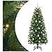 Albero di Natale artificiale con 150 LED Verde 150 cm PE e PVC - Foto miniatura 1