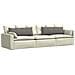 Cuscini da Divano 2 pcs Grigio chiaro 120 x 40 cm - Foto miniatura 3