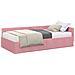 Struttura Letto Angolare con Materasso 2 pcs Grigio Velluto - Foto miniatura 1
