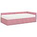Struttura Letto Angolare con Materasso 2 pcs Grigio Velluto - Foto miniatura 4