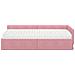 Struttura Letto Angolare con Materasso 2 pcs Grigio Velluto - Foto miniatura 5