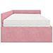 Struttura Letto Angolare con Materasso 2 pcs Grigio Velluto - Foto miniatura 8