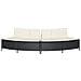 Panche Vasca Idromassaggio con Cuscini 2pz in Polyrattan Nero - Foto miniatura 4