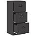 Armadio per File con cassetto Nero 44 x 50 x 106.5 cm - Foto miniatura 6
