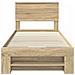 Struttura del letto Rovere Sonoma 100 x 200 m Legno multistrato - Foto miniatura 8