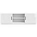 Mobile TV Bianco Lucido 150 x 31 x 47 cm Legno ingegnerizzato - Foto miniatura 4