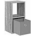 Comodino Grigio Sonoma 25,5 x 22 x 49,5 cm Legno multistrato - Foto miniatura 5