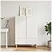 Credenza Bianco 66 x 34,5 x 95 cm Legno ingegnerizzato - Foto miniatura 3