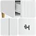 Credenza Bianco 66 x 34,5 x 95 cm Legno ingegnerizzato - Foto miniatura 8