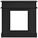Cornice per camino Nero 102 x 26 x 100 cm Legno ingegnerizzato - Foto miniatura 4