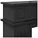 Cornice per camino Nero 102 x 26 x 100 cm Legno ingegnerizzato - Foto miniatura 7