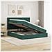 Letto con contenitore e materasso Verde Scuro 140 x 200 cm - Foto miniatura 2