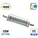 Lampadine Led R7s 10w L119 Smd Faro Tubolare Luce Calda 3k Vt-1990 4369 - Foto miniatura 1