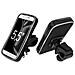 Supporto Bici / Moto Waterproof Nero Smartphone 3.5"" A 5.5"" Rotante 360° - Foto miniatura 9