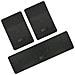 Set Tappeti Universali Maxi Pvc Nero (posteriore - Foto miniatura 4