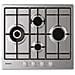 Piano Cottura CHW6D4WX a Gas 4 Fuochi Gas Colore Inox - Foto miniatura 3