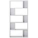 Scaffale In Colore Bianco Con 5 Ripiani Orilla - Foto miniatura 12