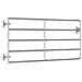 Cancello Da Giardino In Acciaio 5 Sbarre (95-170) x90 Cm Argento - Foto miniatura 3