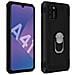 Cover Samsung Galaxy A41 Bi-materia Anello Magnetico Stand Nero - Foto miniatura 1
