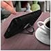 Cover Samsung Galaxy A41 Bi-materia Anello Magnetico Stand Nero - Foto miniatura 5