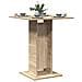 Tavolo da Bistrot Rovere Sonoma 60x60x75 cm Legno Multistrato - Foto miniatura 2