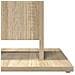 Tavolo da Bistrot Rovere Sonoma 60x60x75 cm Legno Multistrato - Foto miniatura 8