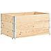 Fioriere Rialzate 3 pz 80x120 cm in Legno Massello di Pino - Foto miniatura 1