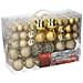 Confezione 100 Palline Natalizie Assortite Oro - Foto miniatura 1