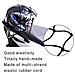 Casco Del Motociclo Rete Di Carico Netto 2 Pack Ausiliario Netto La Bici Del Motociclo Di Carico Di Copertura Atv Con Ganci Elastico Stretchable - Foto miniatura 4