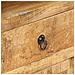 Credenza Alta 45x32x110 Cm In Legno Massello Di Mango Grezzo - Foto miniatura 2