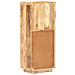 Credenza Alta 45x32x110 Cm In Legno Massello Di Mango Grezzo - Foto miniatura 5